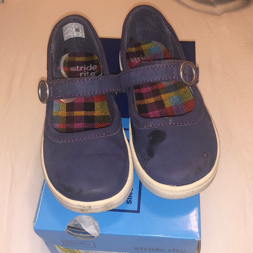 Stride Rite Navy Mary Janes 8 Toddler